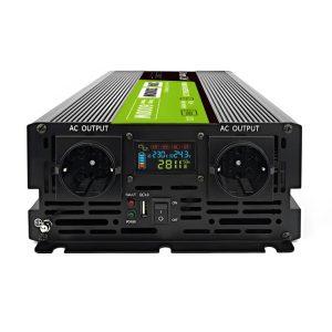 Инвертор GREEN CELL, 24/220V,  DC/AC, 3000W/6000W, чиста синусоида - Image 3