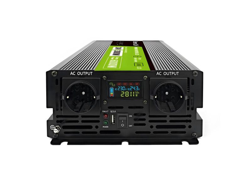 Инвертор GREEN CELL, 24/220V,  DC/AC, 3000W/6000W, чиста синусоида - Image 3