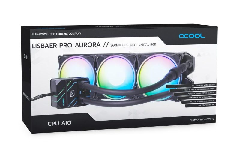 Водно AIO Охлаждане Alphacool Eisbaer Pro Aurora 360 - Image 10
