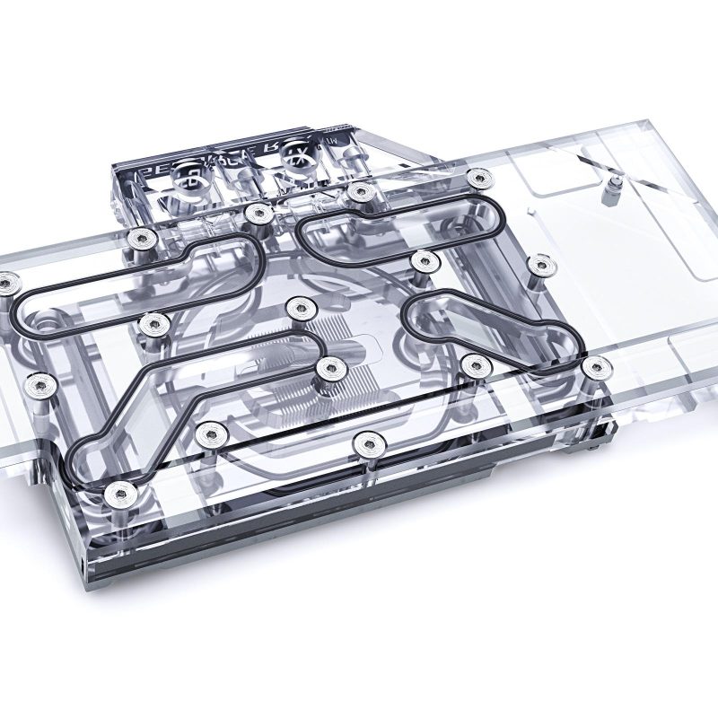 Воден блок за видео карта Alphacool Eisblock Aurora Acryl GPX-N RTX 3090/3080 Gaming/Eagle with Backplate