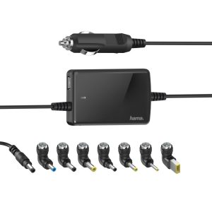 Универсално зарядно за лаптоп HAMA, за кола, вх.12-15 V, изх.15-19 V/70W, 200008 - Image 2