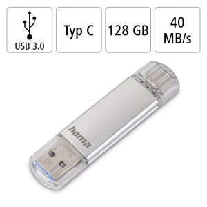 Флаш памет "C-Laeta", USB-C USB 3.1/3.0, 128 GB, HAMA-181073 - Image 7