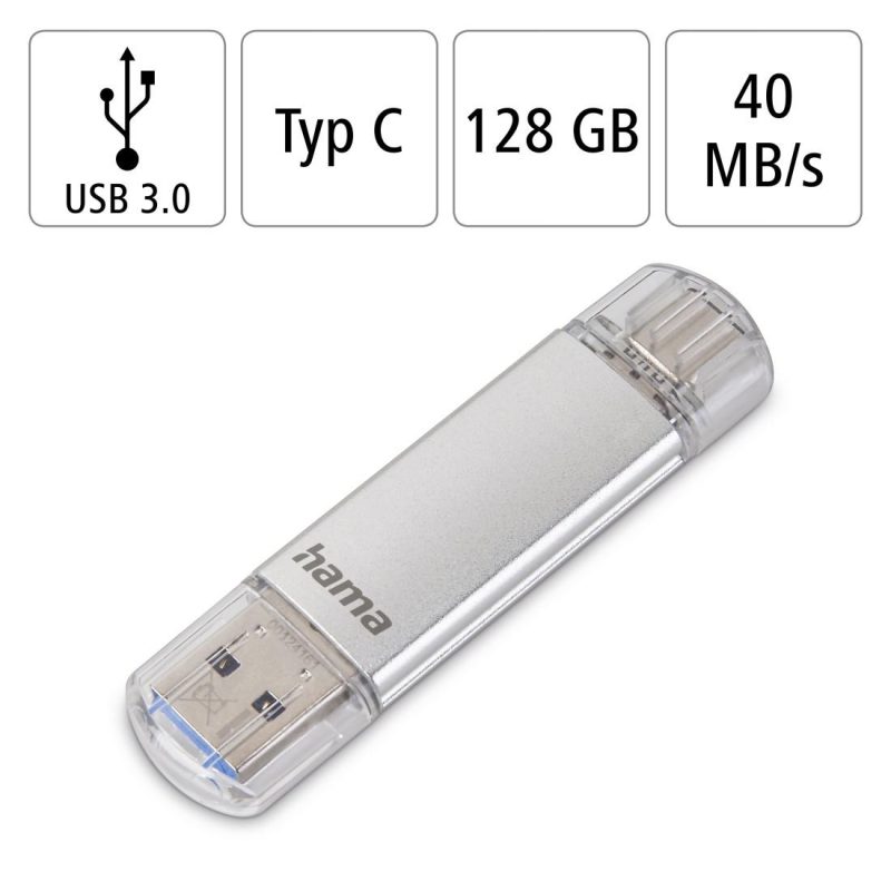 Флаш памет "C-Laeta", USB-C USB 3.1/3.0, 128 GB, HAMA-181073 - Image 7