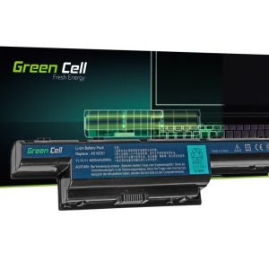 Батерия  за лаптоп GREEN CELL, Acer Aspire AS10D31 5733 5741 5742 5742G 5750G E1-571, TravelMate 5740 5742, 11.1V, 4400mAh