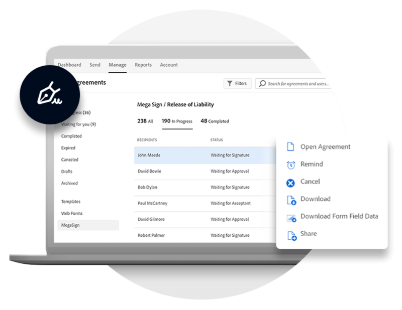 Софтуер Adobe Sign for business, Other, EU English, Subscription New - Image 4