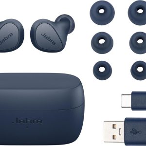 Блутут слушалки Jabra Elite 4, Navy - Image 4