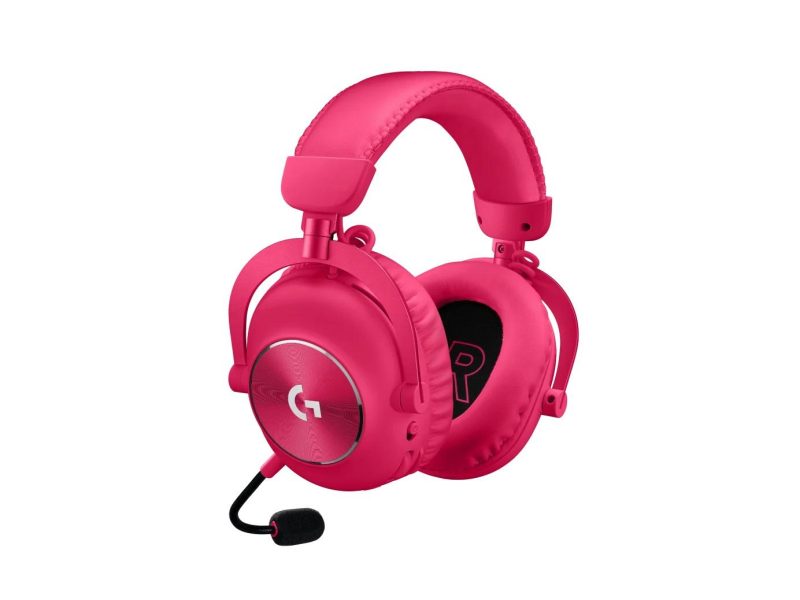 Безжични Геймърски слушалки Logitech PRO X 2 Magenta - Image 3