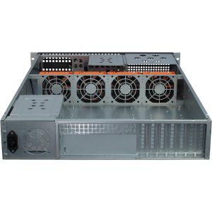 Кутия за сървър InterTech 2U 2129-N - Mini ITX, mATX, μATX, ATX, eATX, SSI EEB, Черна - Image 2