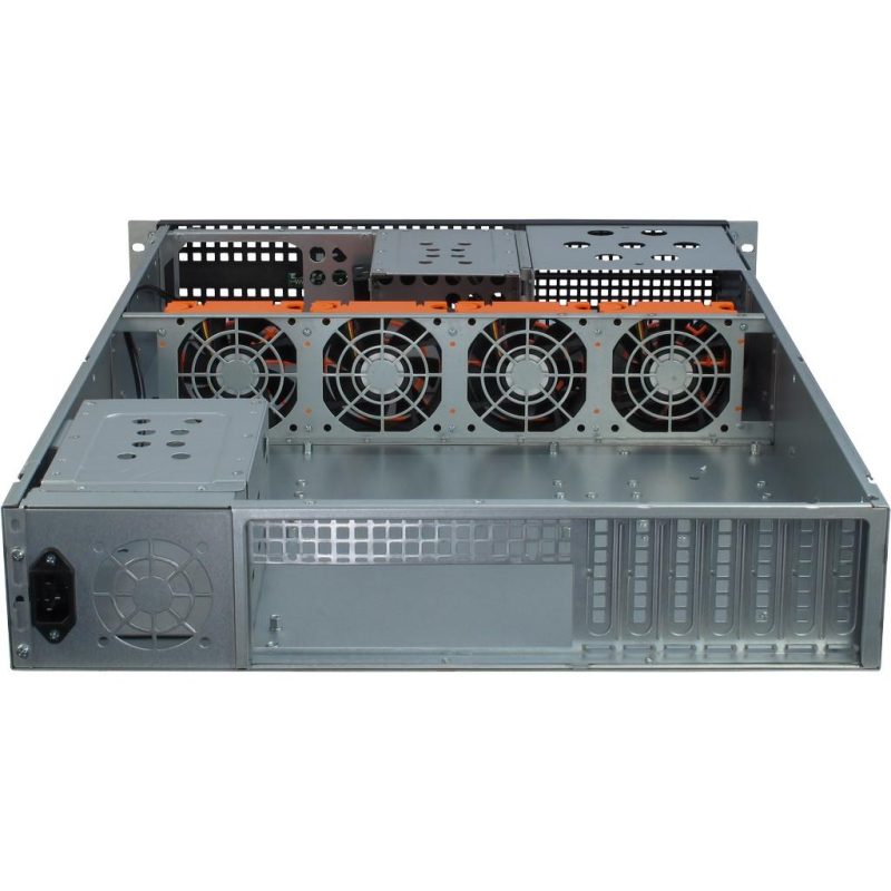 Кутия за сървър InterTech 2U 2129-N - Mini ITX, mATX, μATX, ATX, eATX, SSI EEB, Черна - Image 2