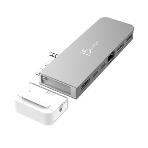 Докинг станция j5create JCD395, USB4 Hub, MagSafe Kit, За MacBook Pro 2021/2022 - Image 2