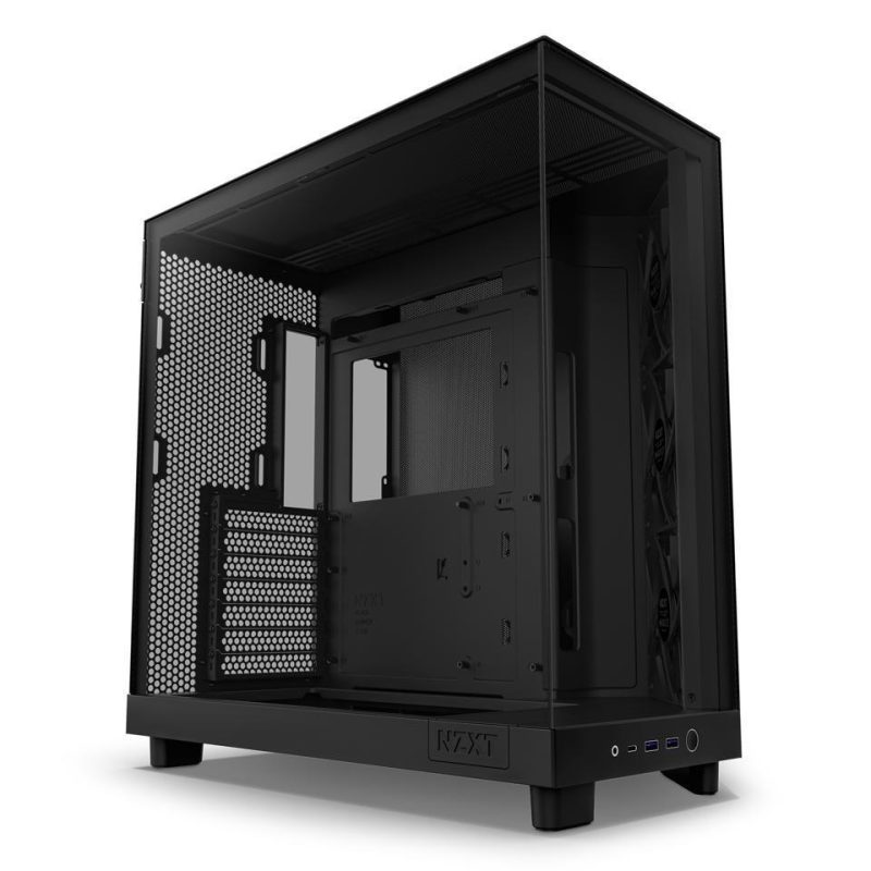 Кутия NZXT H6 Flow Matte Black - Middle Tower