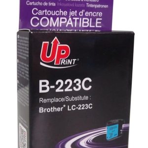 Мастилница UPRINT LC223 BROTHER, Cyan