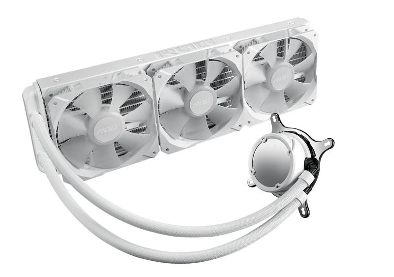 Охладител за процесор ASUS ROG Strix LC II 360 ARGB White Edition, Aura Sync - Image 2