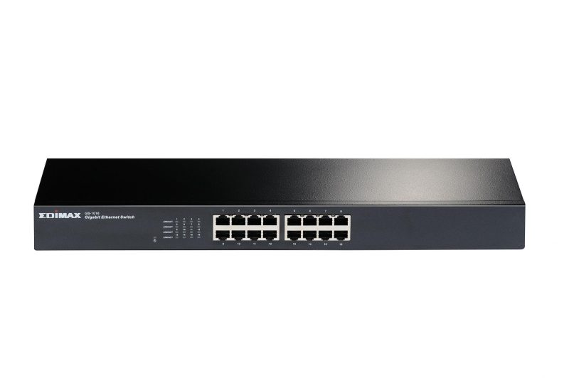 Суич EDIMAX GS-1016, 16 портов, Gigabit, за монтиране в шкаф - Image 2