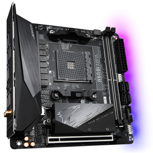 Дънна платка GIGABYTE B550I AORUS PRO AX, Socket AM4 - Image 3