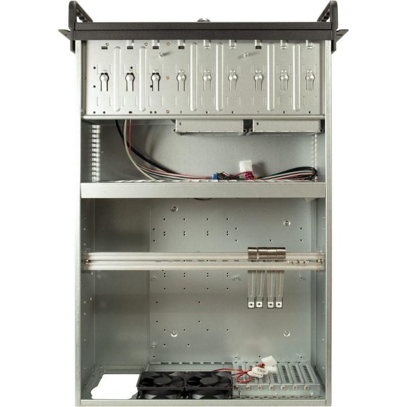 Кутия за сървър InterTech 4U-4129L - Mini ITX, mATX, μATX, ATX, SSI EEB, Чернa - Image 4