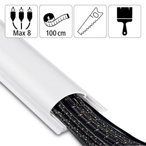 Канал PVC за скриване на кабел-100х7х2,1 см, 220894 - Image 7