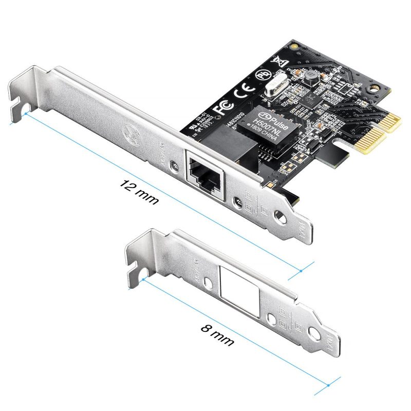 Мрежова карта Cudy PE10, PCIe, 3-бандов, 1 x 10/100/1000 Mbps - Image 2