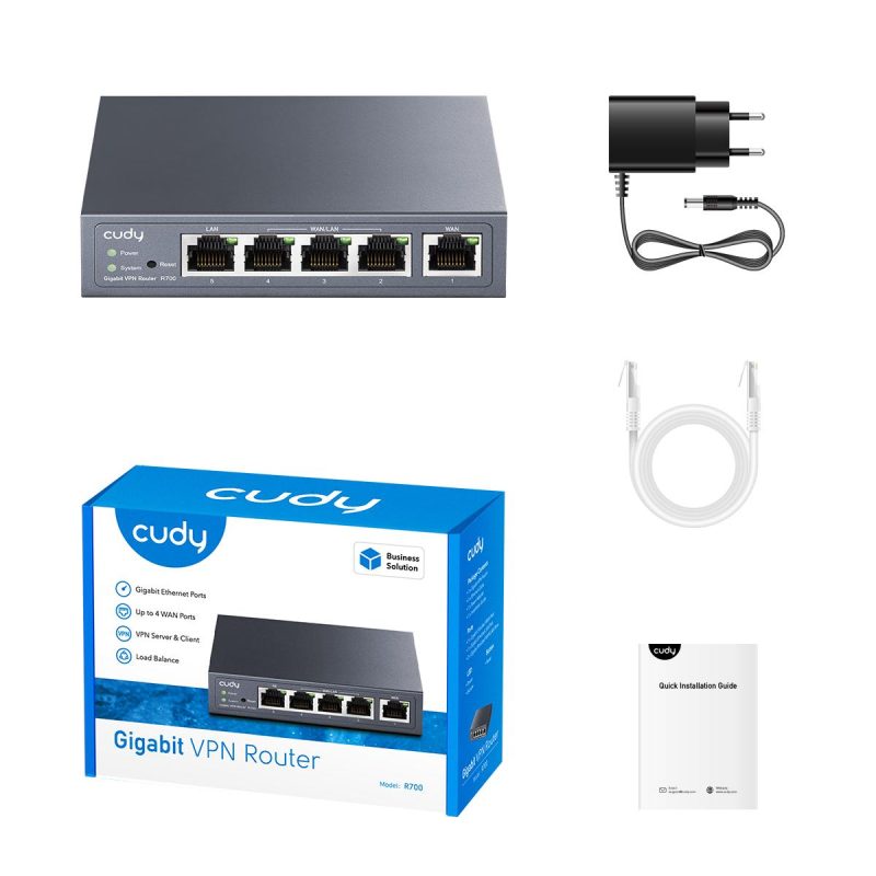 Рутер Cudy R700, Gigabit Multi-WAN, VPN - Image 5