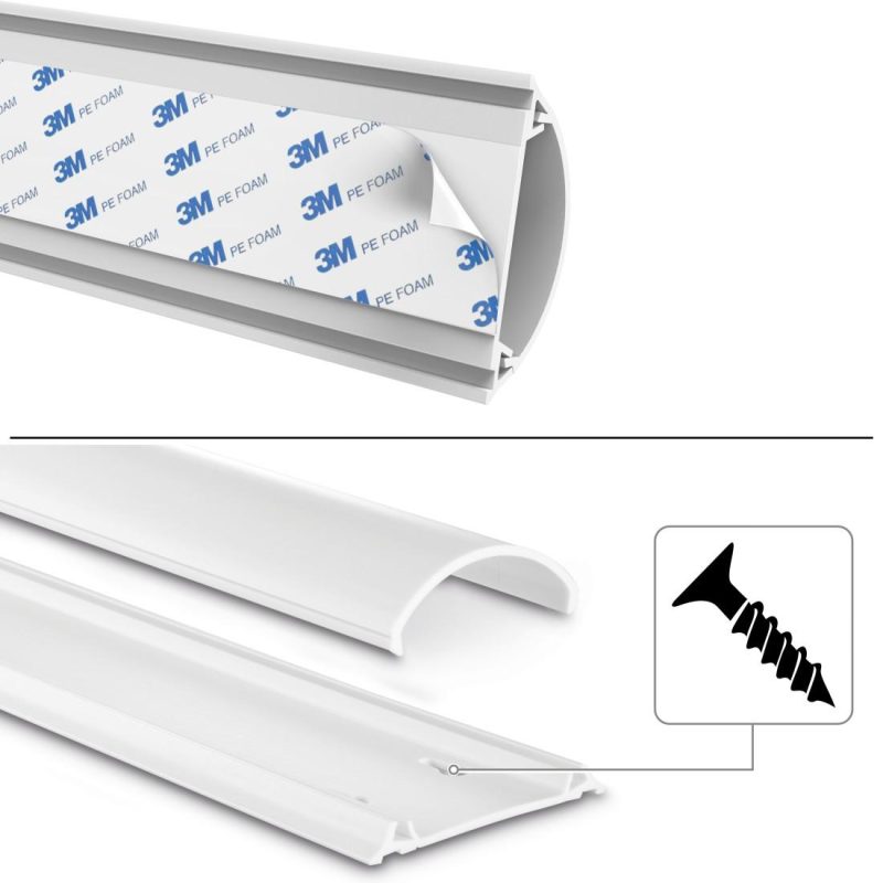 Канал PVC за скриване на кабел-100х7х2,1 см, 220894 - Image 8