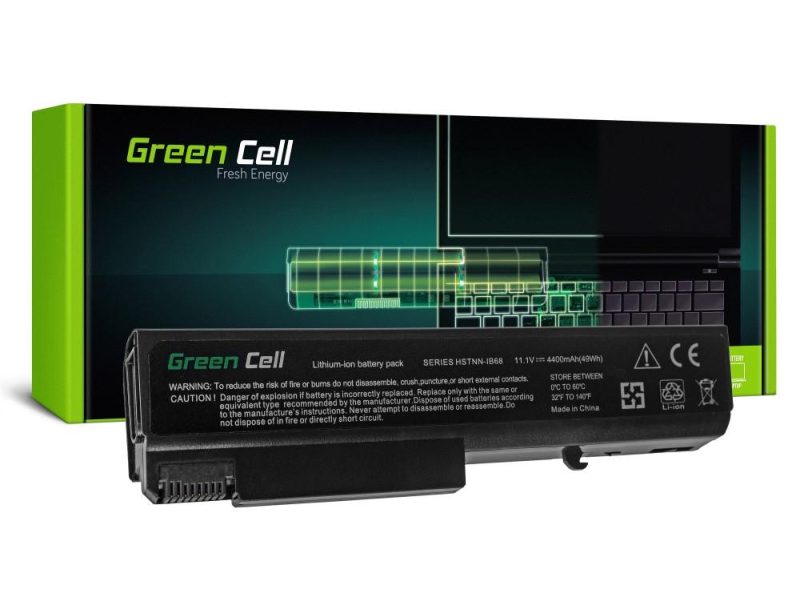 Батерия за лаптоп GREEN CELL, HP EliteBook 6930 ProBook 6400 6530 6730 6930 Compaq 6730 LB69, 10.8V, 4400mAh - Image 2