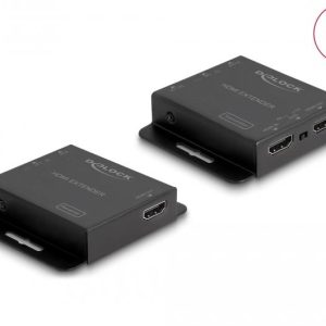 HDMI Extender (усилвател) DeLock, Усилва HDMI сигнал до 40/70 м по UTP кабел - Image 2