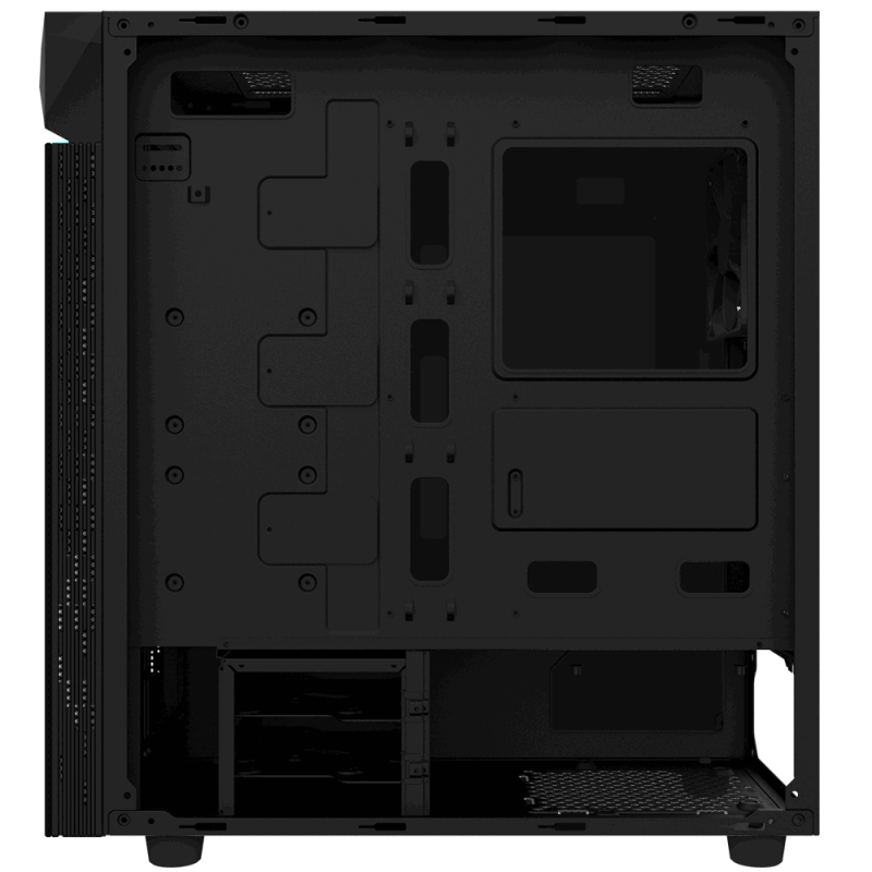 Кутия Gigabyte C200G RGB, Mid Tower, Черна - Image 5