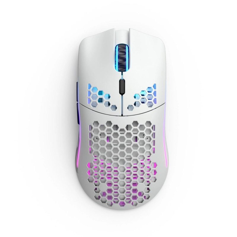 Геймърска мишка Glorious Model O Wireless, Matte White