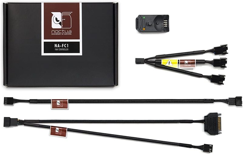 Контролер за Вентилатори Noctua NA-FC1, 4-Pin, Черен - Image 3