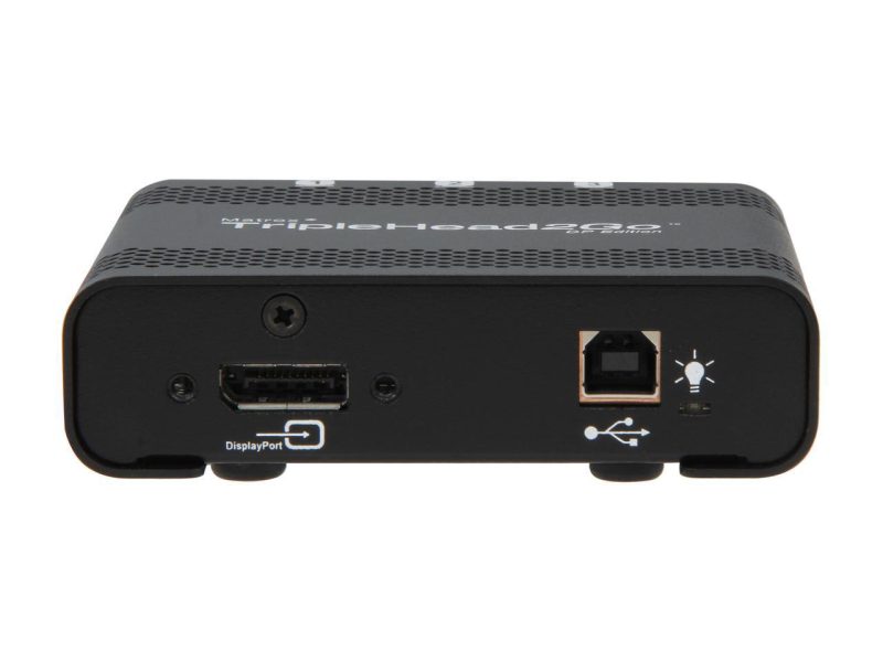 Външен мулти-дисплей адаптер Matrox T2G-DP-MIF за едновременна работа на 3 мониторa с DP вход - Image 2