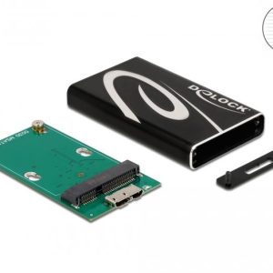 Външно чекмедже Delock 42006, За mSATA SSD, USB - Image 2
