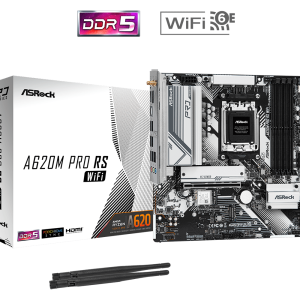 Дънна платка ASROCK A620M Pro RS WiFi, Socket AM5, mATX, 4xDDR5 - Image 5