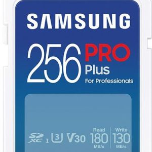 Карта памет Samsung PRO Plus, SD Card, 256GB, USB Четец, Бяла - Image 3