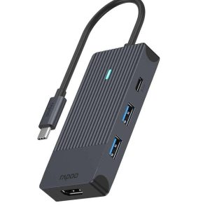 USB-C Хъб, 4 порта, RAPOO-11409 - Image 4