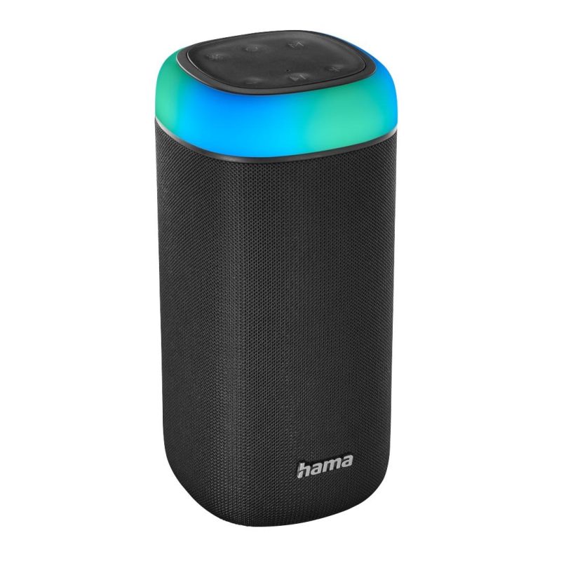 Блутут колонка HAMA Shine 2.0, 30W, LED, Защита от вода, Черна, 188228 - Image 2