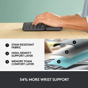 Безжична клавиатура Logitech ERGO K860 - Image 9