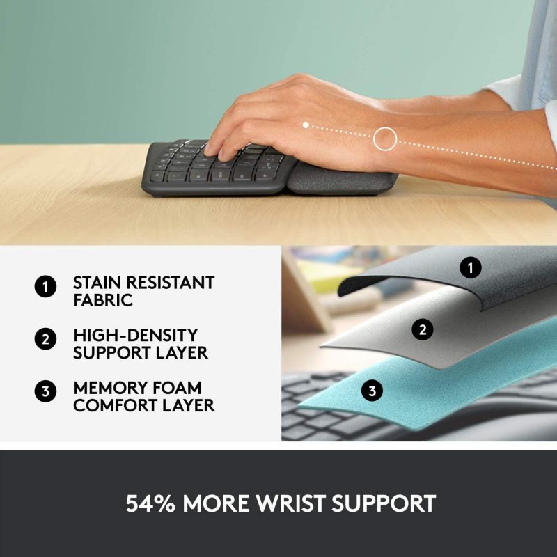 Безжична клавиатура Logitech ERGO K860 - Image 9
