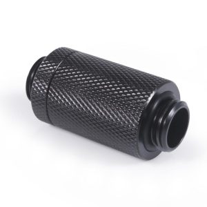D-Plug Alphacool ES, 31.5mm, G1/4 AG auf G1/4 AG, Черен мат - Image 2