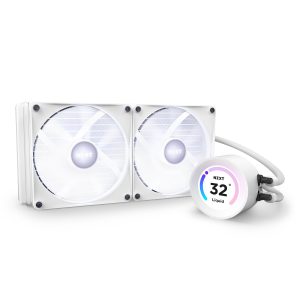 Охладител за процесор NZXT Kraken Elite RGB 280 White, Customizable LCD Display - Image 11