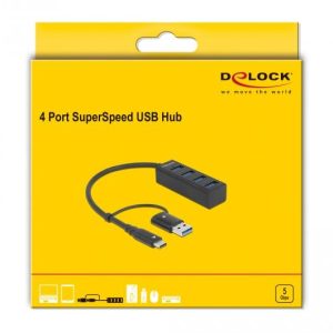 USB хъб, 4 порта, DELOCK-63828 - Image 2
