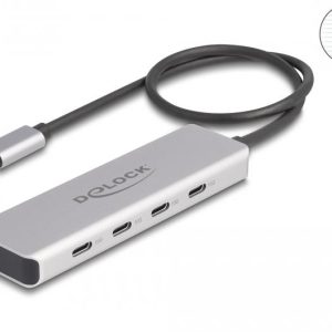 USB хъб Delock 64231, USB-C - 4 x USB-C, 10 Gbps