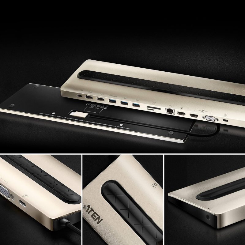 Докинг станция ATEN UH3237, USB-C, Power Pass-Through - Image 4