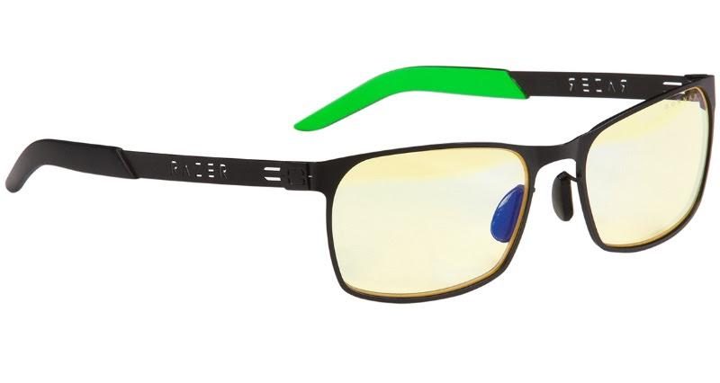 Геймърски очила GUNNAR Razer FPS, Amber, Зелен/Черен
