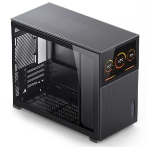 Кутия Jonsbo D31 Mesh Screen TG, mATX, Черен - Image 2