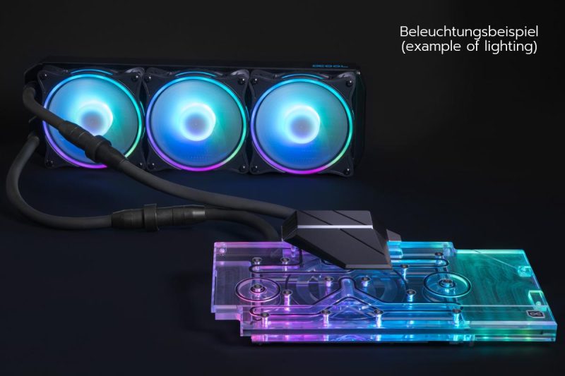 Система с водно охлаждане Alphacool Eiswolf 2 AIO - 360mm RTX 3080/3090 ROG Strix with Backplate - Image 4