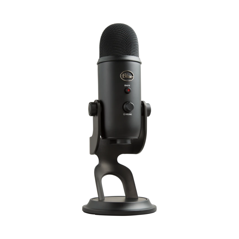 Настолен микрофон Logitech Blue YETI - Blackout