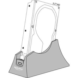 Външна докинг станция Delock, За 2.5″ / 3.5″ SATA HDD / SSD, Backup функция - Image 4