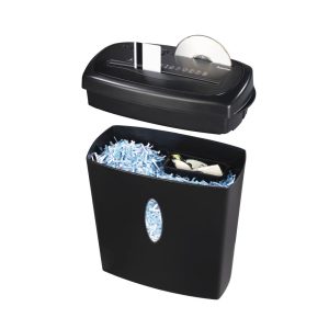 Шредер Hama Home X10CD, A4, 10 листа, CD/DVD, Черен - Image 4