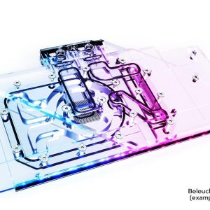 Воден блок за видео карта Alphacool Eisblock Aurora Acryl GPX-A Radeon RX 6800/6800XT Strix/TUF with Backplate - Image 2