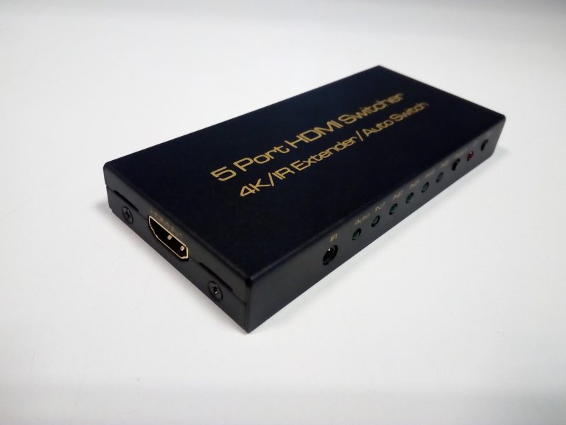 Автоматичен превключвател ESTILLO, HDMI switch, 5/1 x HDMI1.4, 5 входа 1 изход, Черен - Image 2